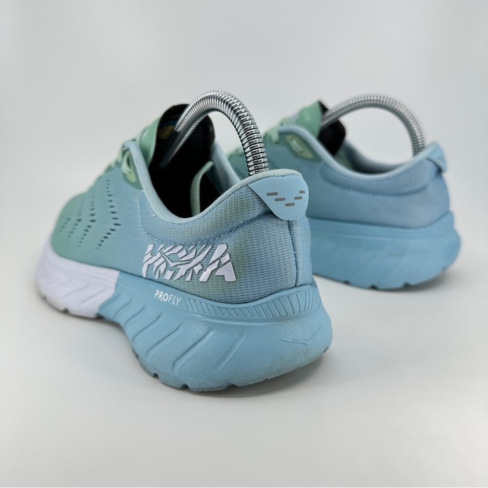 Womens Hoka One One Mach 2 Running Shoes Blue/Green Size 7.5 - Picture 6 of 11